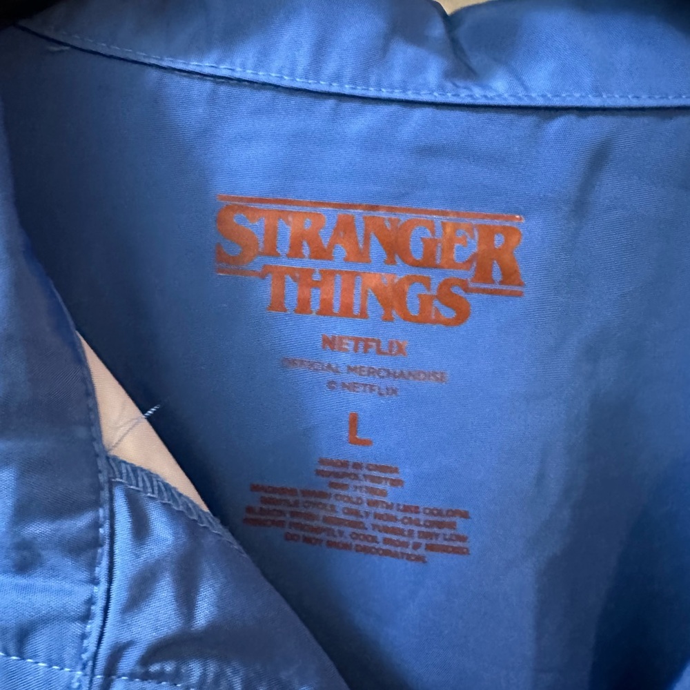 Authentic Stranger Things Windbreaker Quarter Zip - image 2